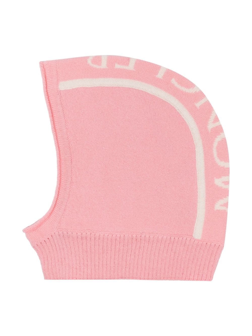 Moncler Enfant Intarsien-Balaklava - Rosa von Moncler Enfant