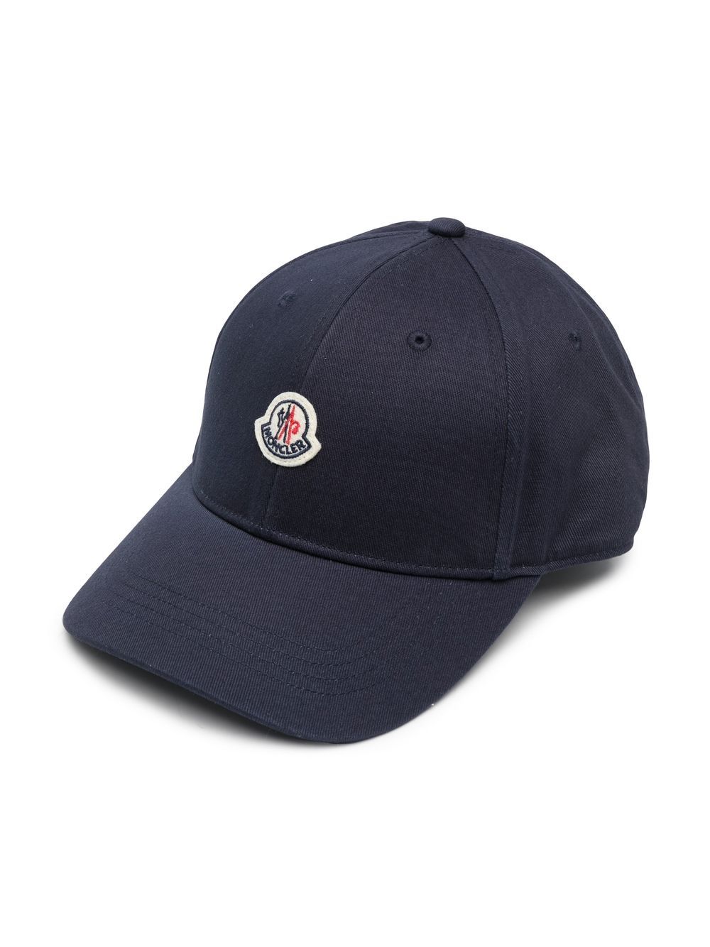 Moncler Enfant Baseballkappe mit Logo-Patch - Blau von Moncler Enfant