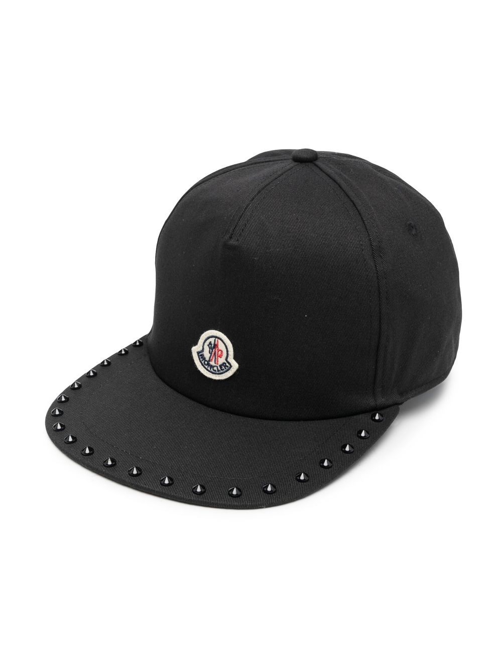 Moncler Enfant Baseballkappe mit Logo-Patch - Schwarz von Moncler Enfant