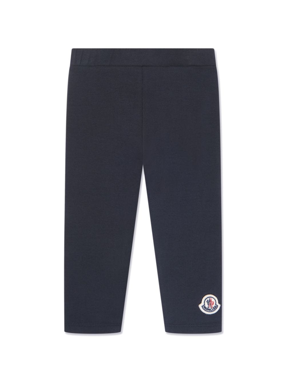 Moncler Enfant Leggings mit Logo-Patch - Blau von Moncler Enfant