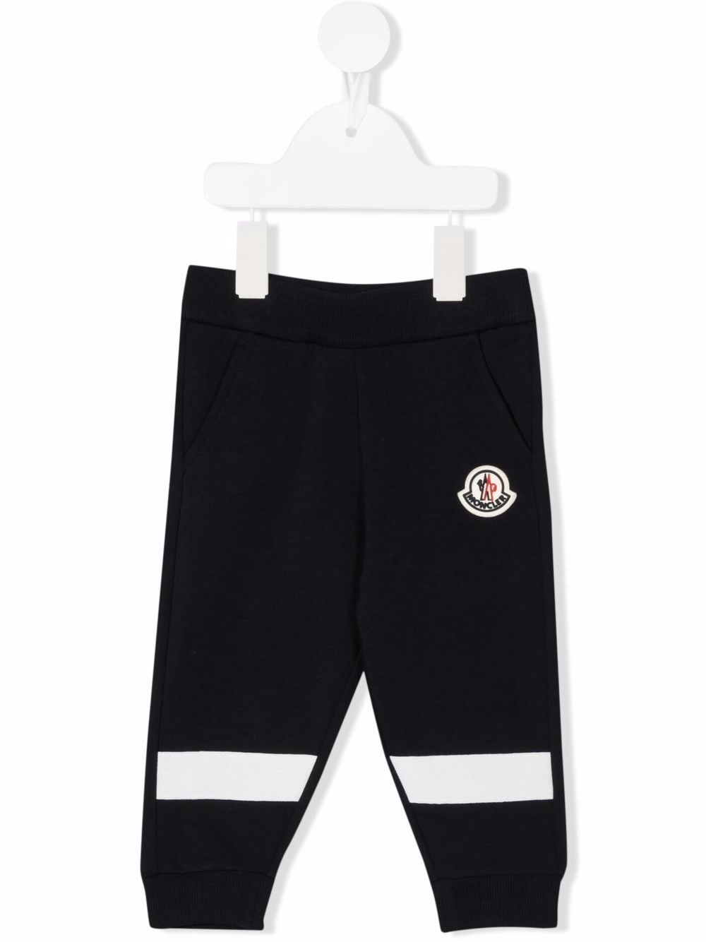 Moncler Enfant Jogginghose mit Logo-Patch - Blau von Moncler Enfant