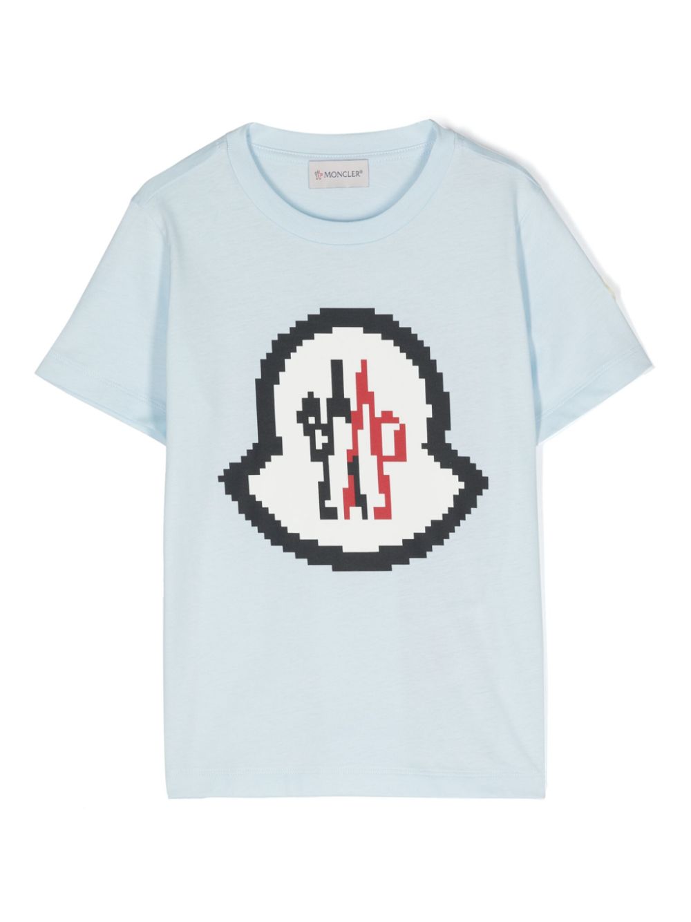 Moncler Enfant T-Shirt mit Logo-Print - Blau von Moncler Enfant