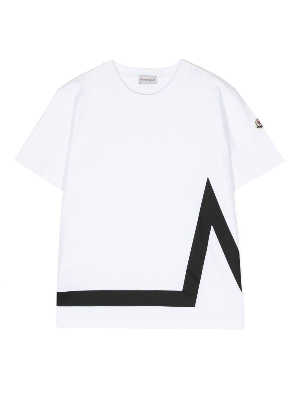 Moncler Enfant T-Shirt mit Logo-Print - Weiß von Moncler Enfant