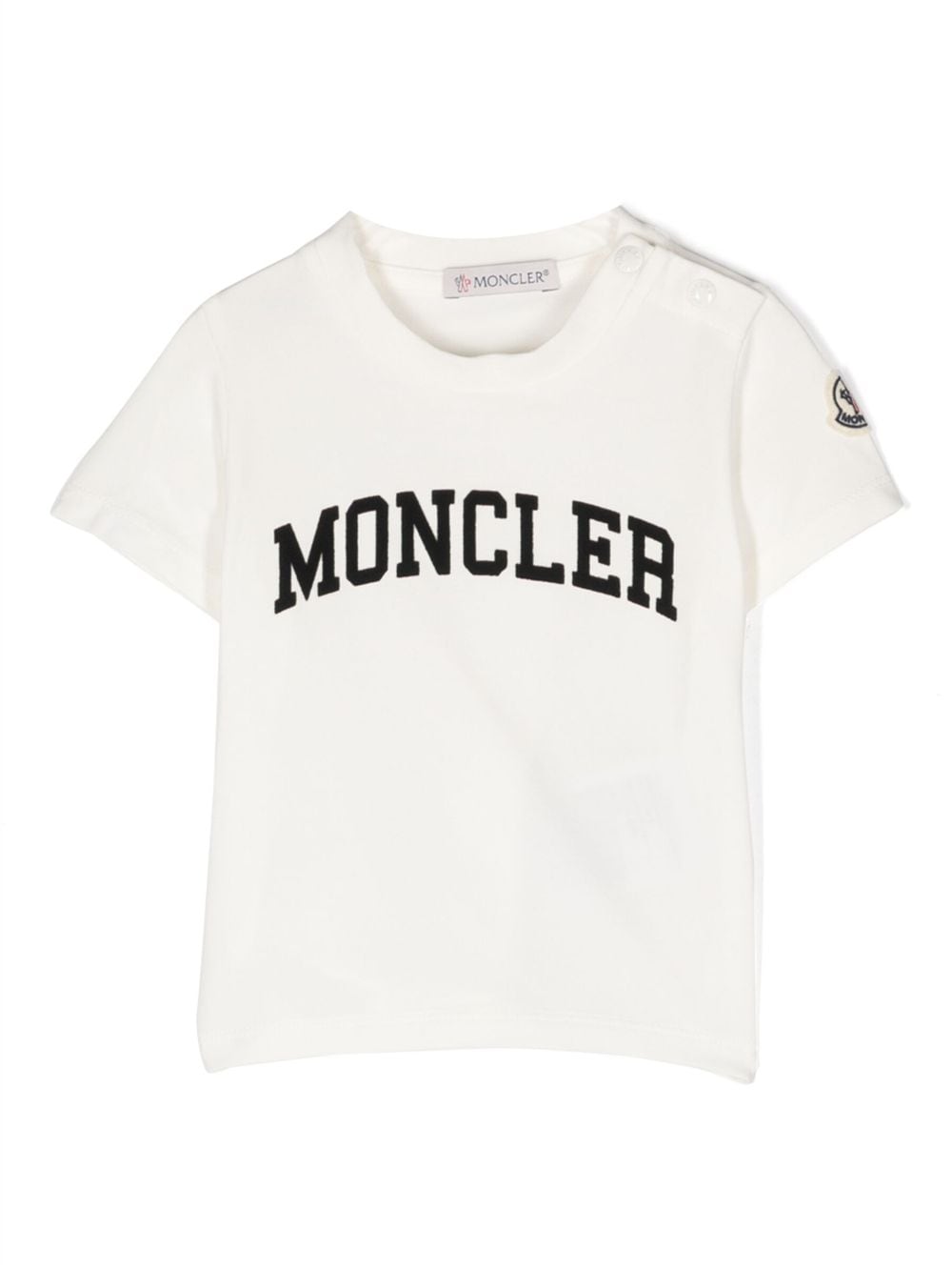 Moncler Enfant T-Shirt mit Logo-Print - Weiß von Moncler Enfant