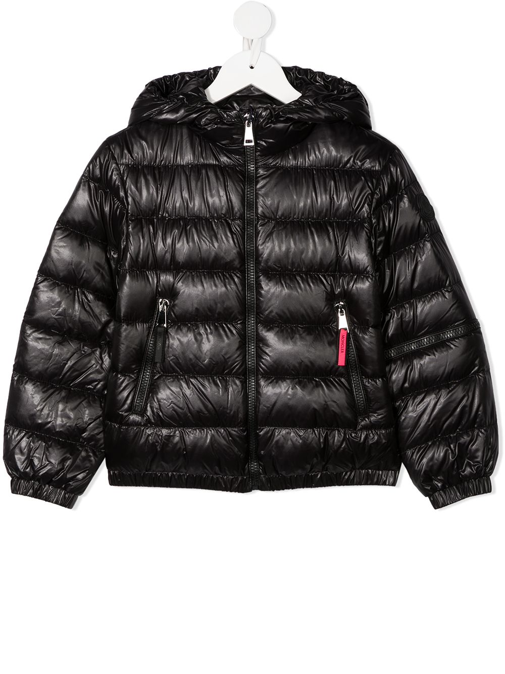 Moncler Enfant Gefütterte Kapuzenjacke - Schwarz von Moncler Enfant