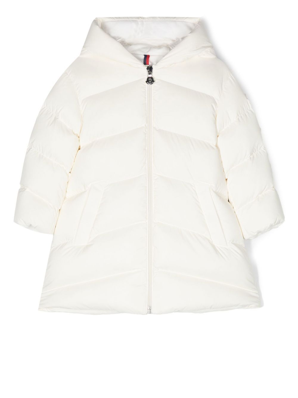 Moncler Enfant Gesteppter Mantel - Weiß von Moncler Enfant