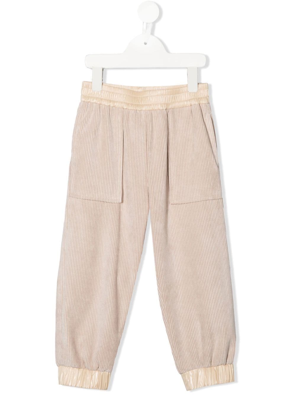 Moncler Enfant Gerippte Hose mit Stretchbund - Nude von Moncler Enfant