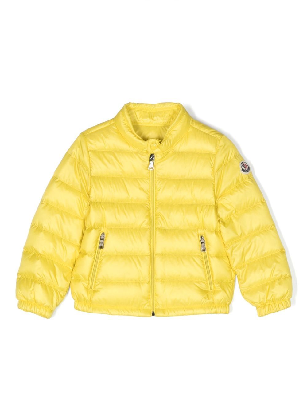 Moncler Enfant Gefütterte Jacke mit Reißverschluss - Gelb von Moncler Enfant