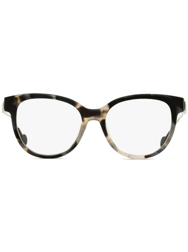 Moncler Eyewear Brille in Schildpattoptik - Braun von Moncler Eyewear