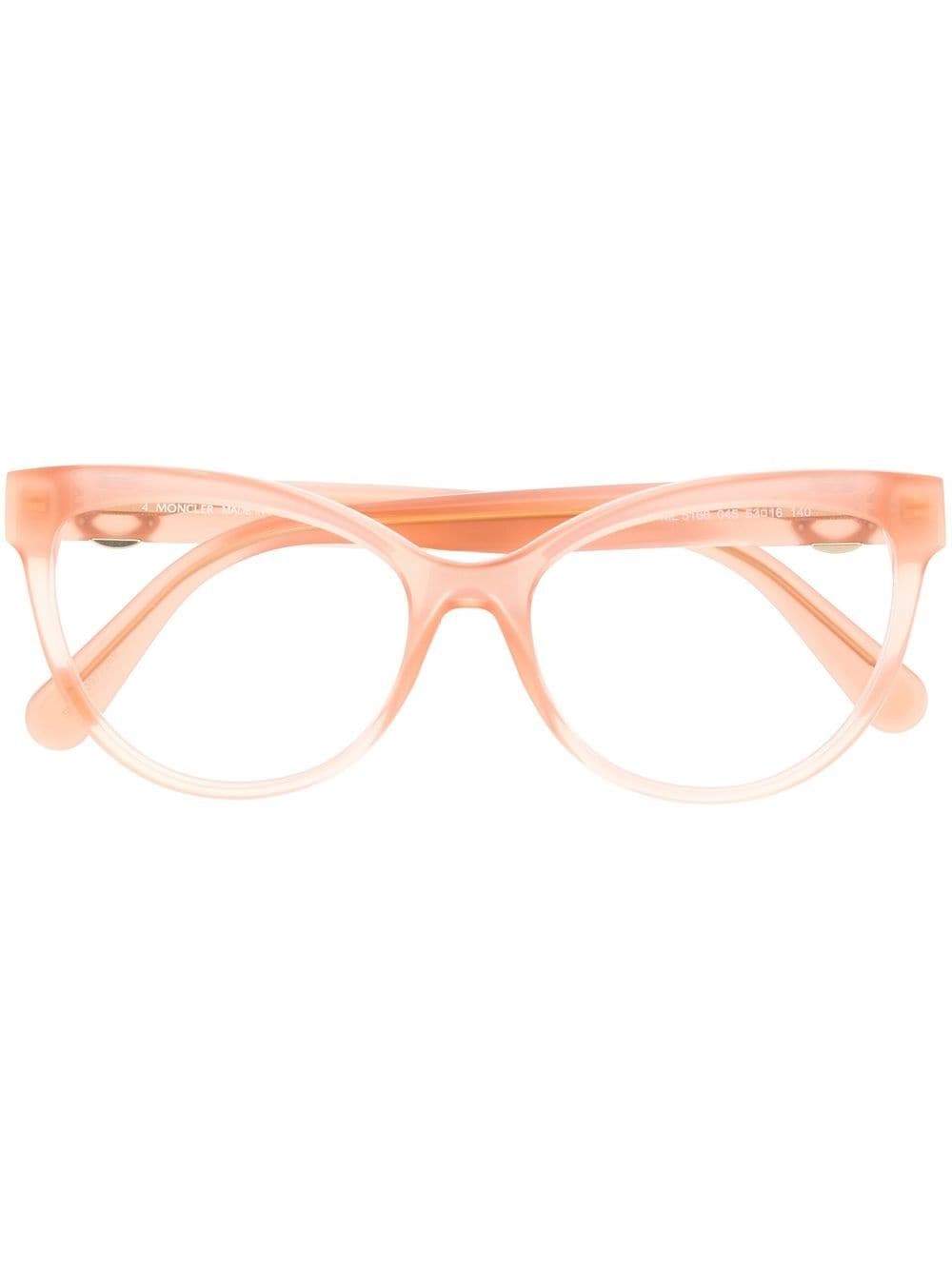 Moncler Eyewear Brille mit Cat-Eye-Gestell - Rosa von Moncler Eyewear