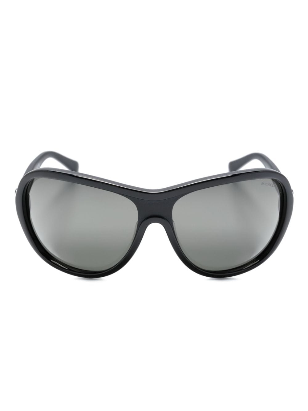Moncler Eyewear Ellesole Sonnenbrille im Visierdesign - Schwarz von Moncler Eyewear