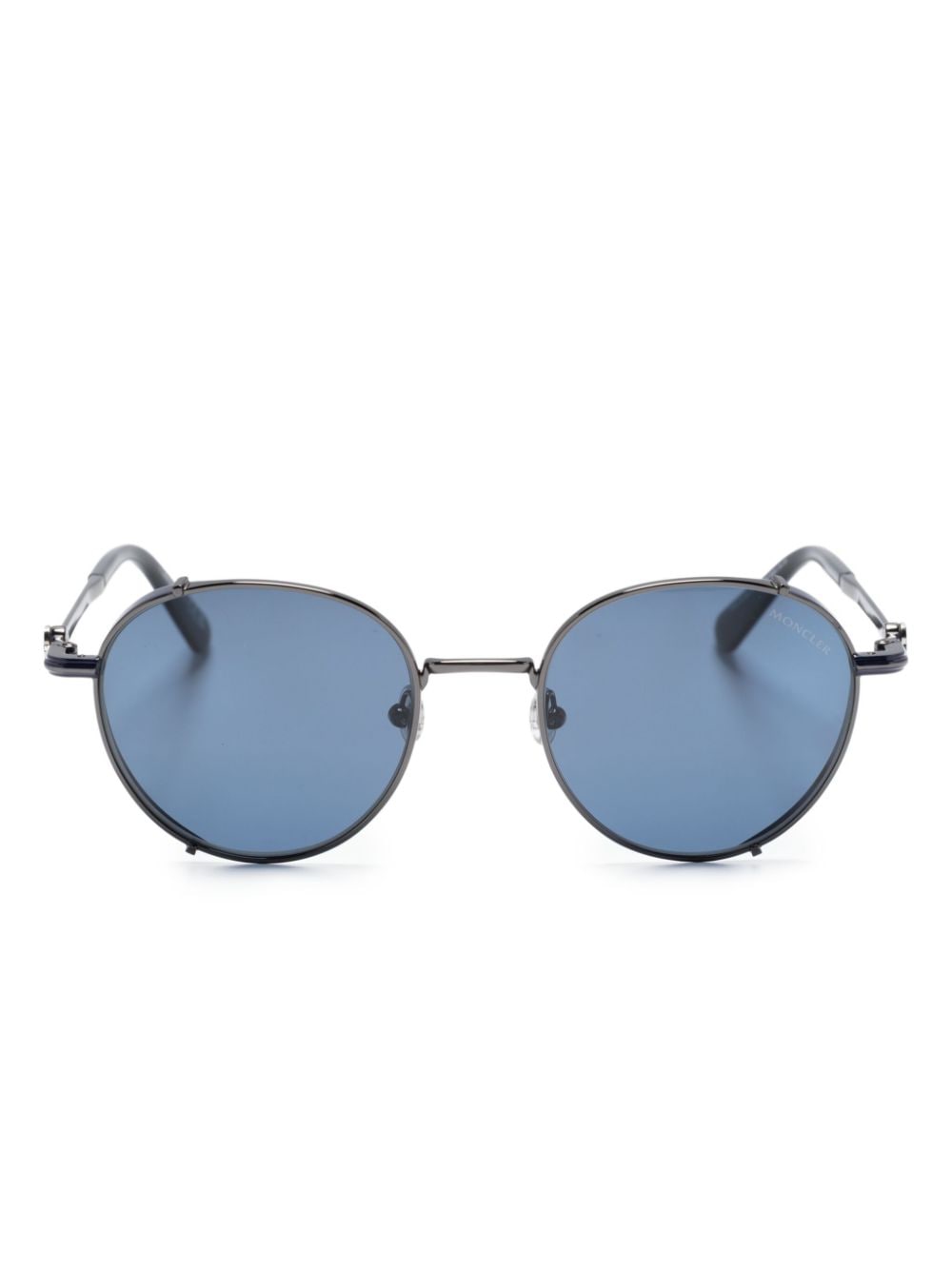 Moncler Eyewear Owlet Sonnenbrille mit rundem Gestell - Blau von Moncler Eyewear