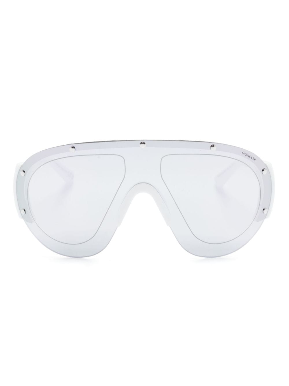 Moncler Eyewear Sonnenbrille mit Oversized-Gestell - Weiß von Moncler Eyewear