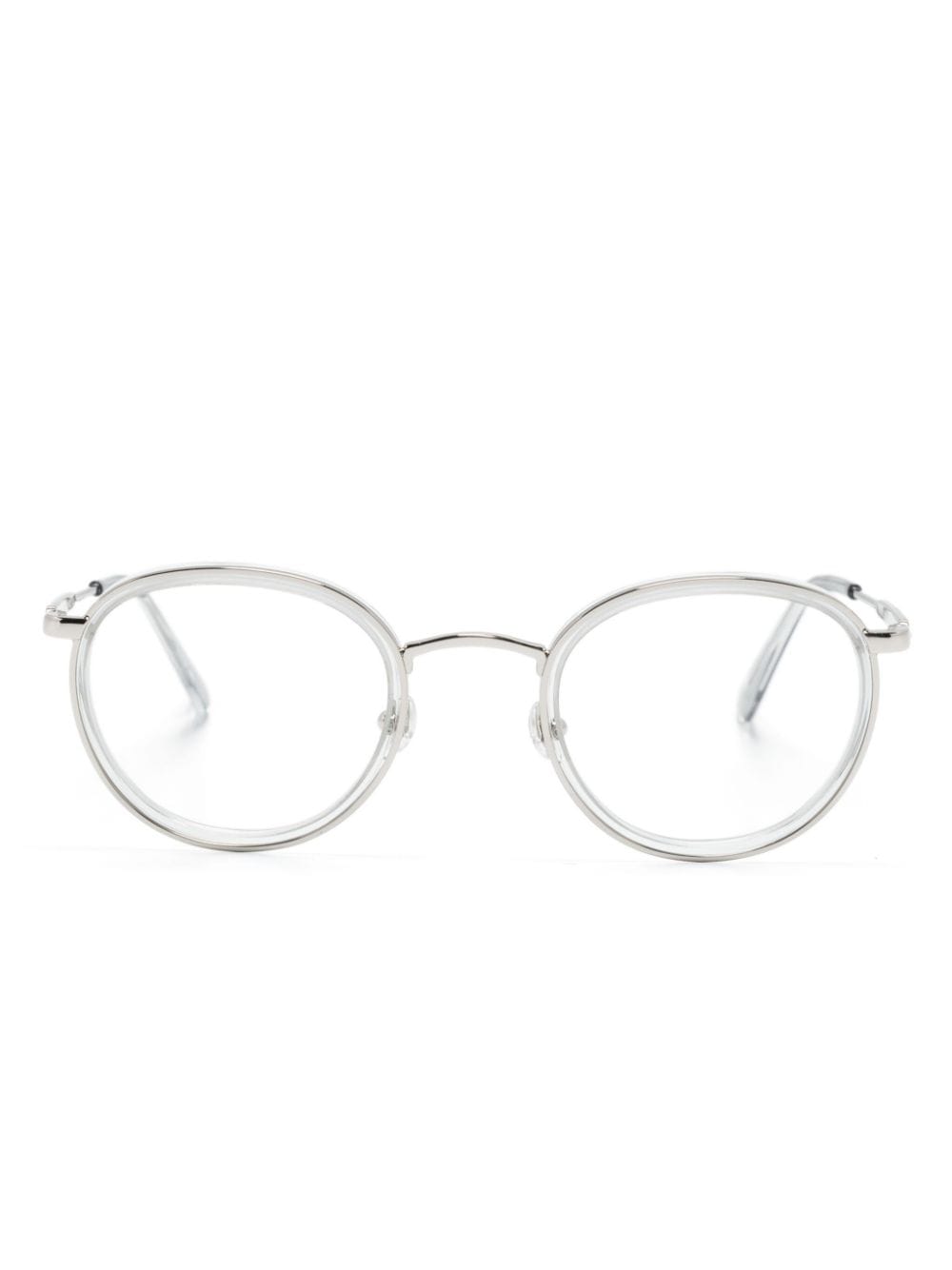 Moncler Eyewear Brille mit rundem Gestell - Nude von Moncler Eyewear