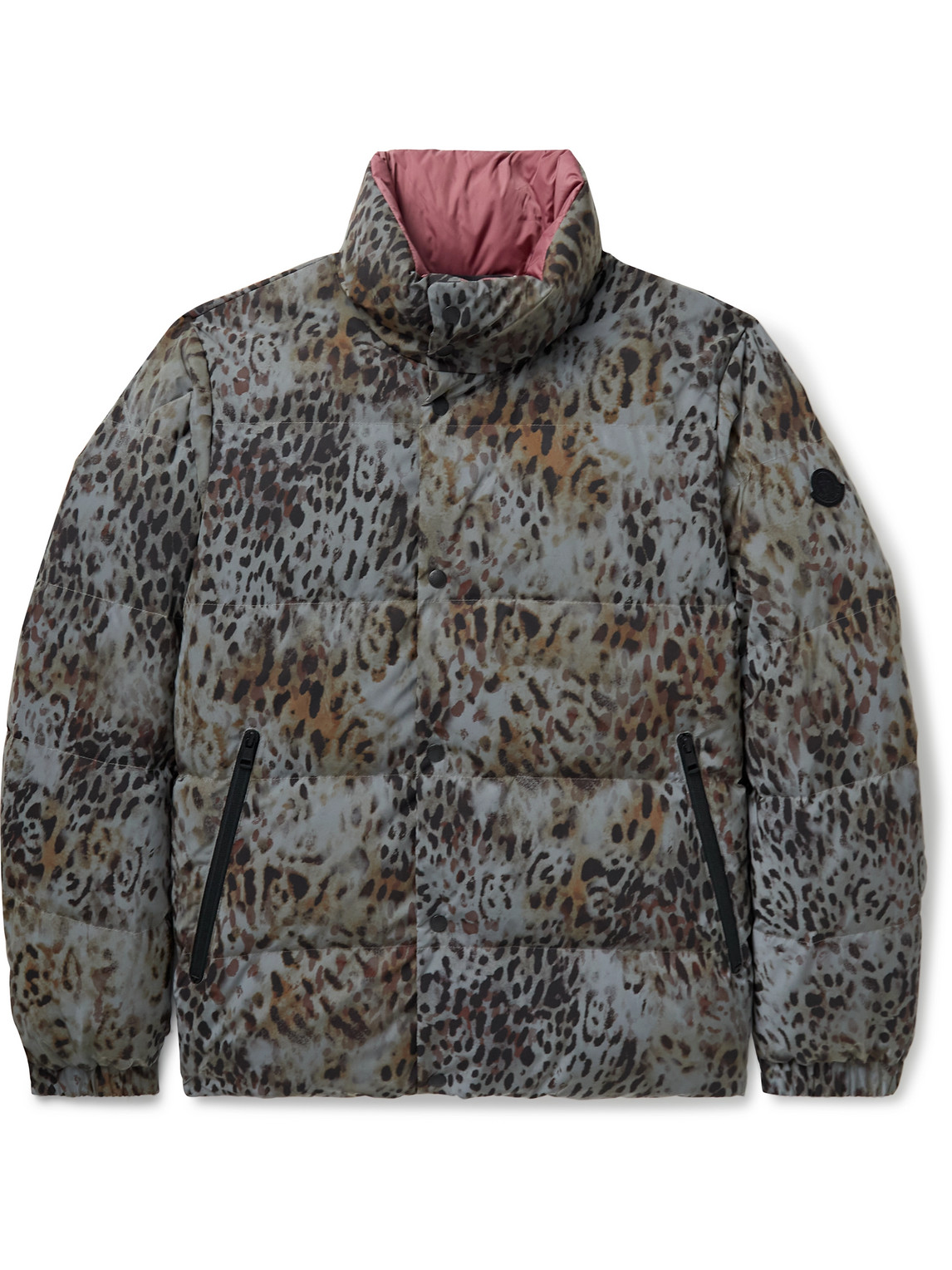 Moncler Genius - 2 Moncler 1952 Reflective Reversible Cheetah-Print Shell Down Jacket - Men - Gray - 2 von Moncler Genius