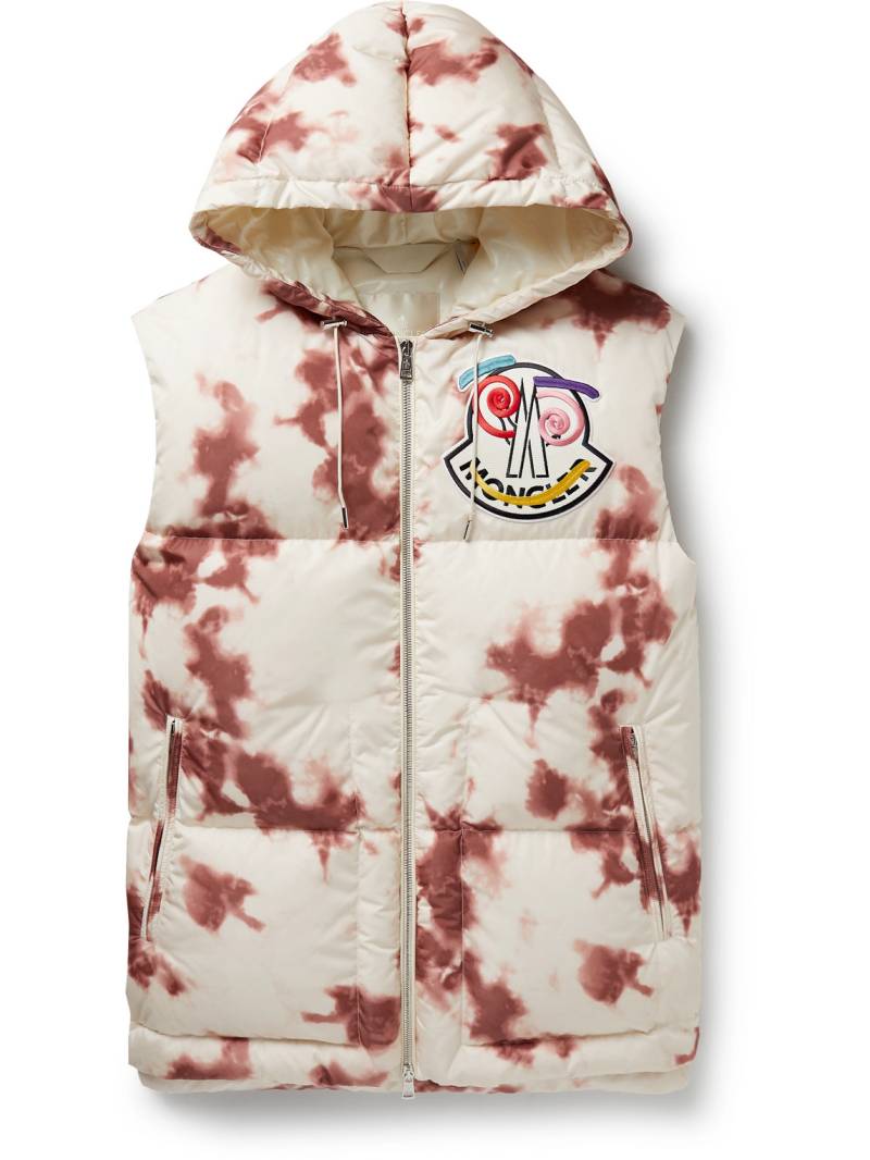 Moncler Genius - 2 Moncler 1952 Tie-Dyed Quilted Shell Hooded Gilet - Men - Neutrals - 2 von Moncler Genius