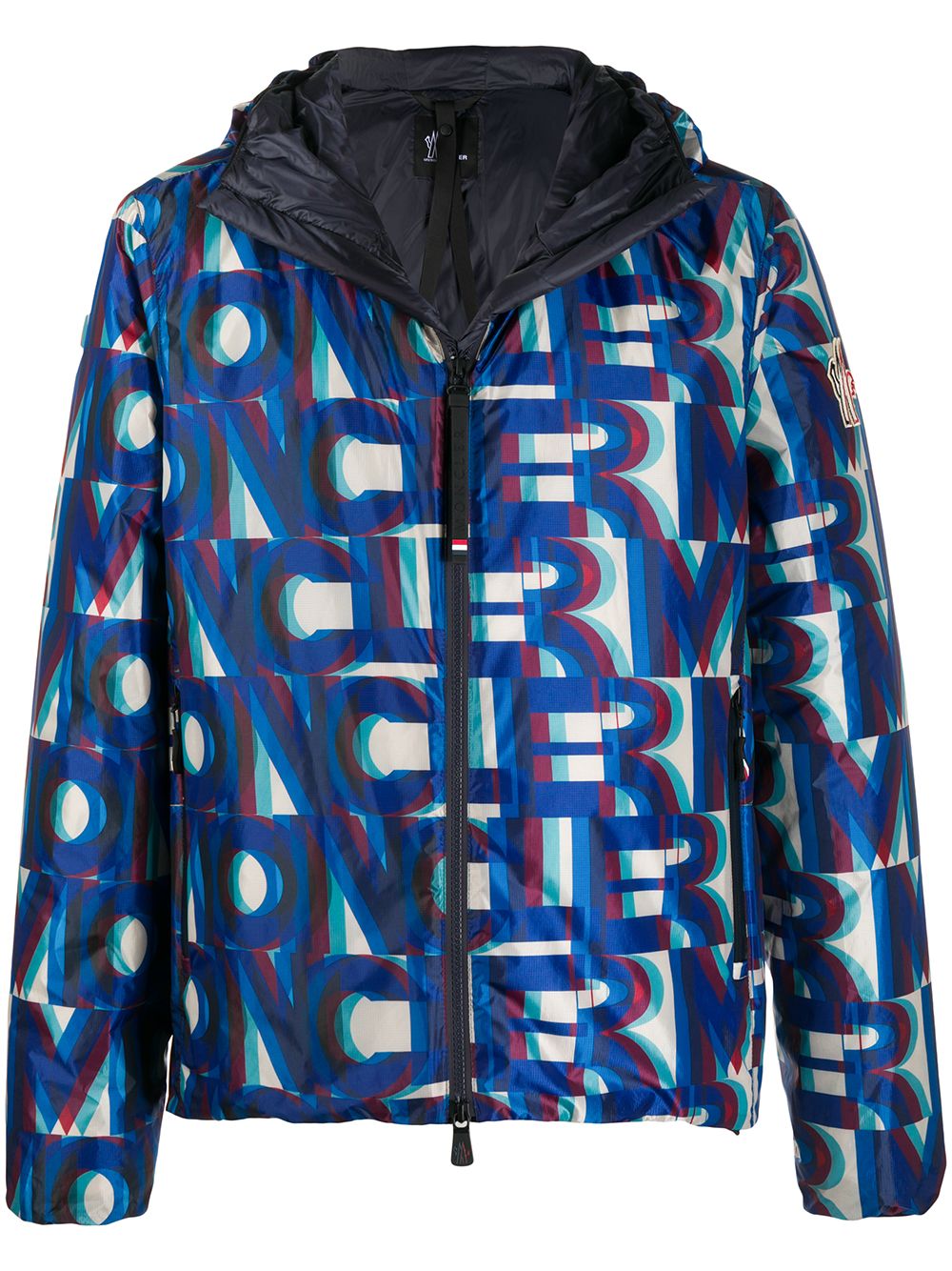 Moncler Grenoble 'Cillian' Jacke mit Logos - Blau von Moncler Grenoble