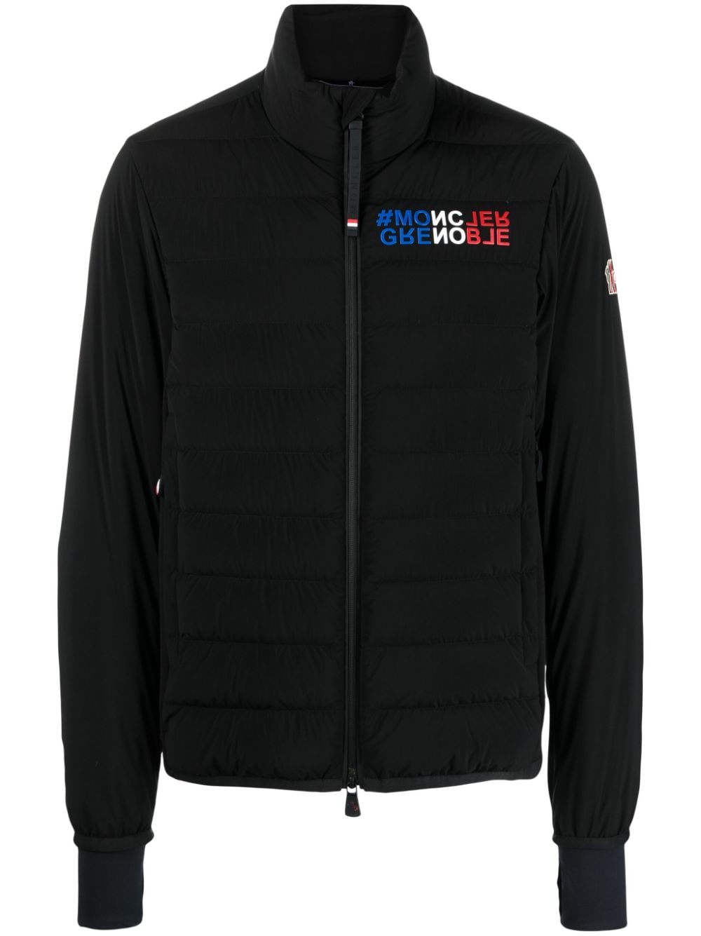 Moncler Grenoble Crepol Daunenjacke mit Logo-Prägung - Schwarz von Moncler Grenoble