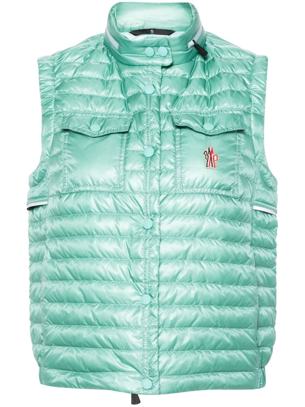 Moncler Grenoble Gumiane Daunenweste - Grün von Moncler Grenoble