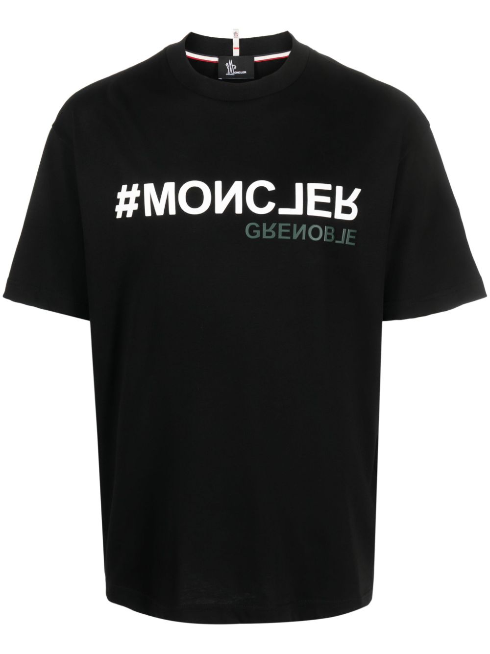 Moncler Grenoble T-Shirt mit Logo-Print - Schwarz von Moncler Grenoble