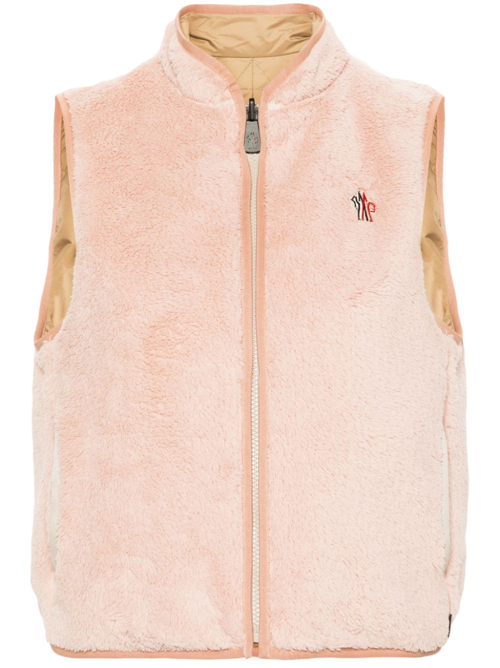 Moncler Grenoble Wendbare Fleeceweste - Rosa von Moncler Grenoble