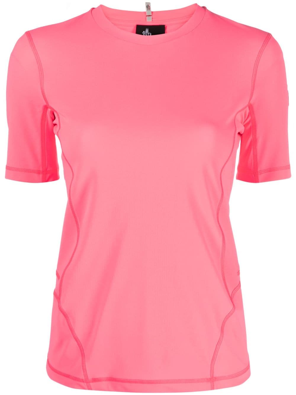 Moncler Grenoble T-Shirt mit Logo - Rosa von Moncler Grenoble