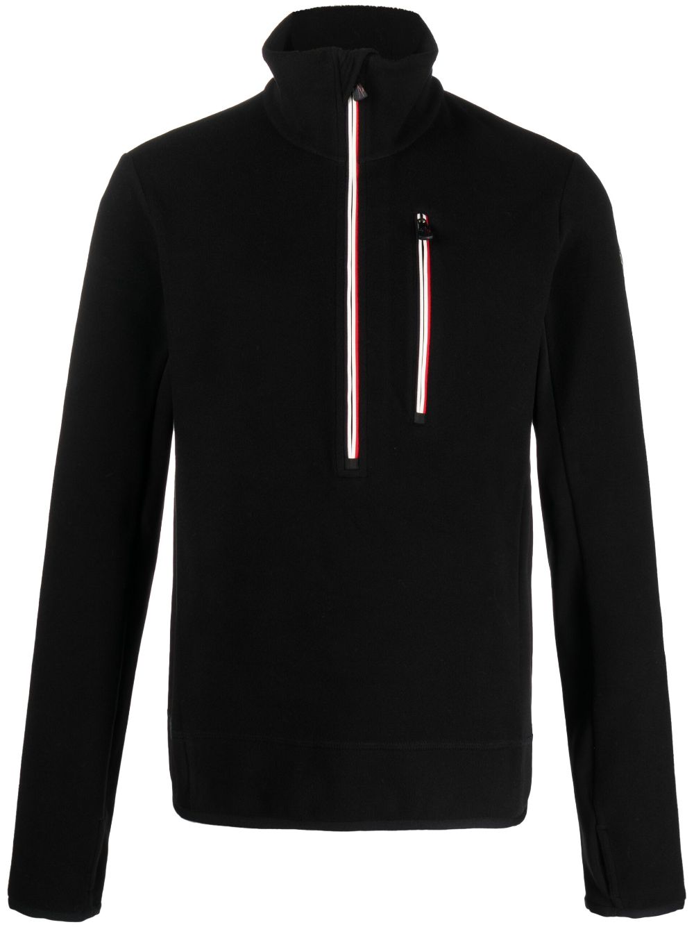 Moncler Grenoble Fleece-Sweatshirt mit Reißverschluss - Schwarz von Moncler Grenoble