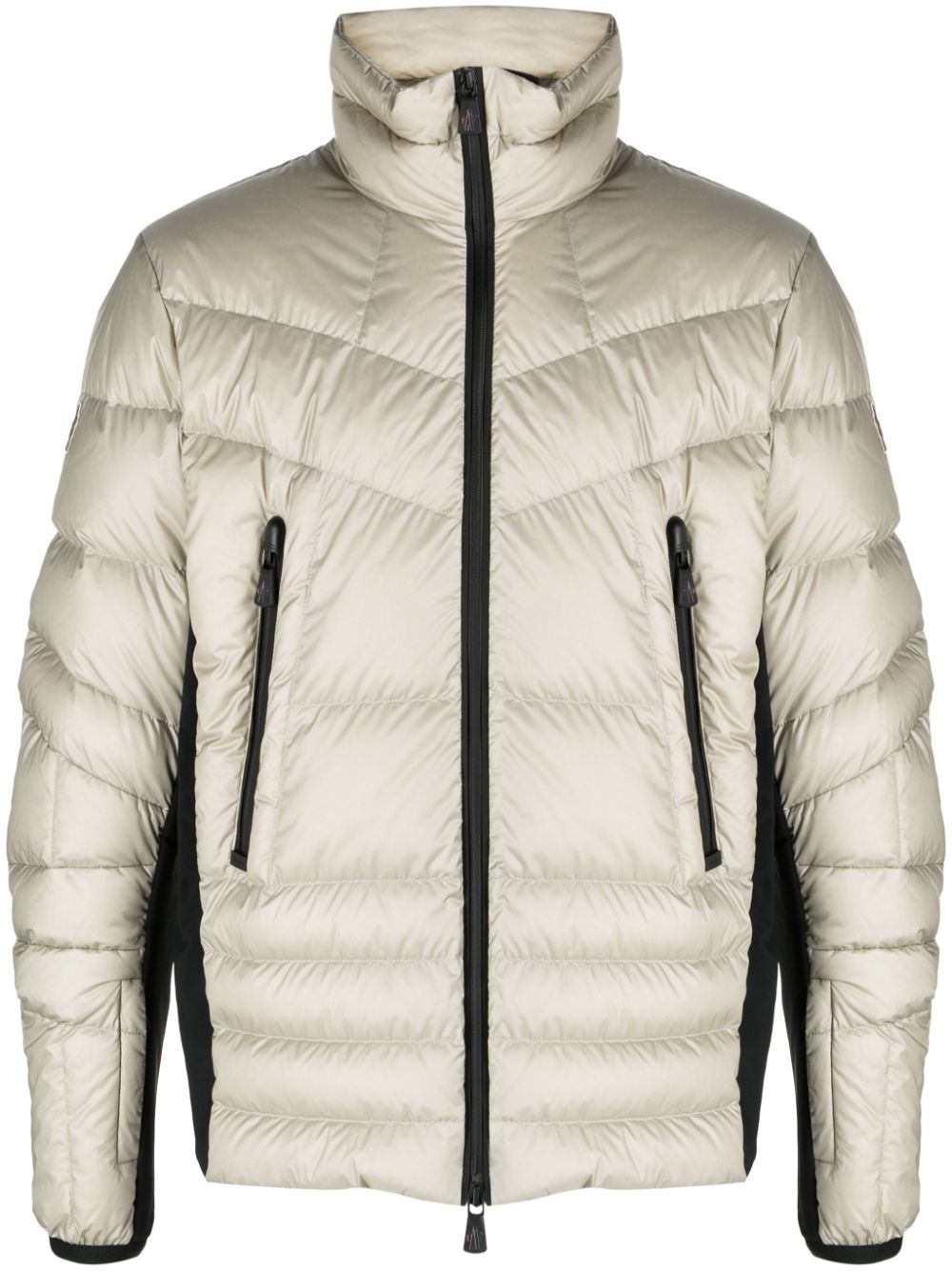 Moncler Grenoble Gefütterte Jacke mit hohem Bund - Grün von Moncler Grenoble