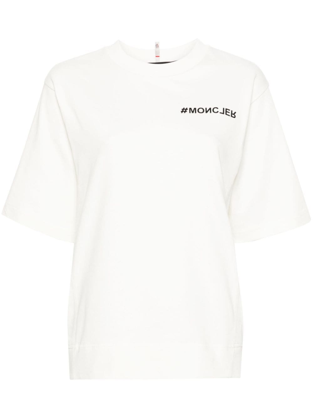 Moncler Grenoble T-Shirt mit Logo-Prägung - Weiß von Moncler Grenoble