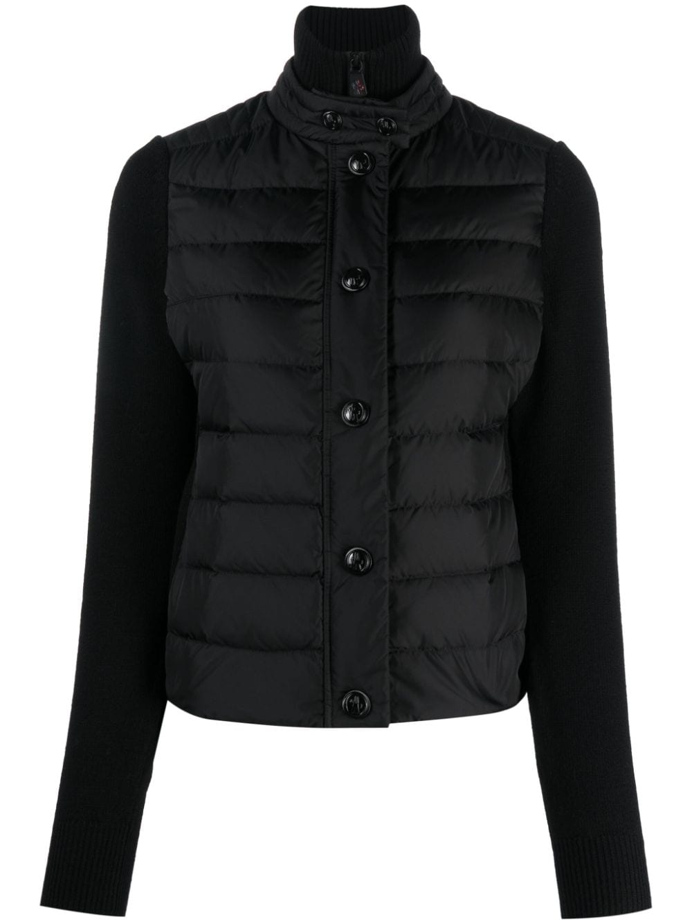 Moncler Grenoble Jacke mit Logo-Patch - Schwarz von Moncler Grenoble