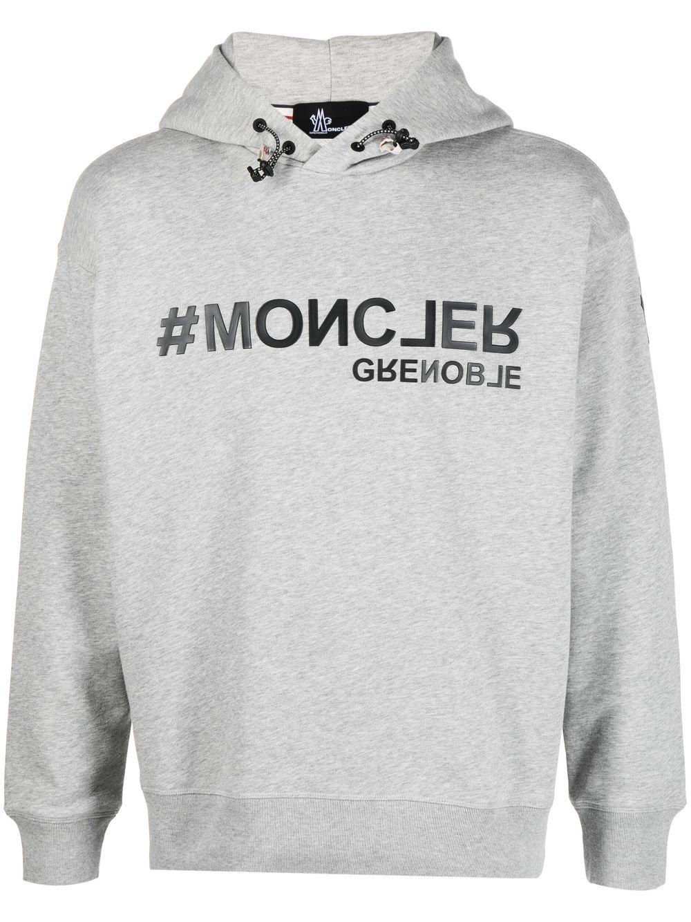 Moncler Grenoble Hoodie mit Logo-Print - Grau von Moncler Grenoble