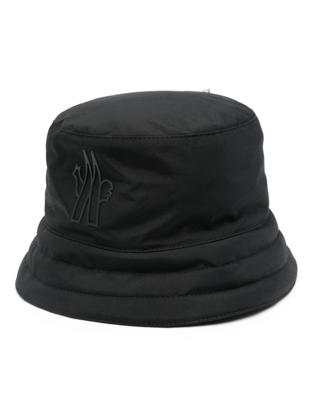 Moncler Grenoble rubberised-logo bucket hat - Schwarz von Moncler Grenoble