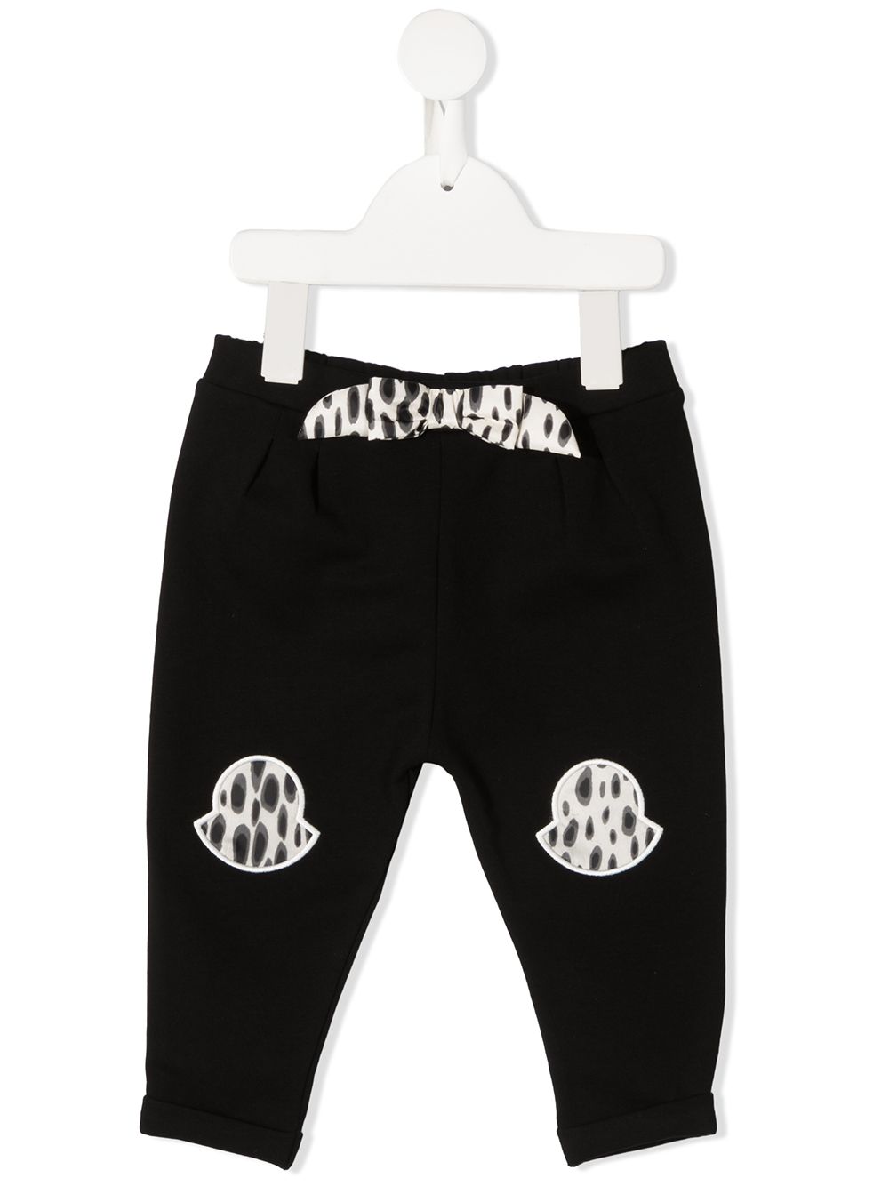 Moncler Enfant Jogginghose mit Logo-Stickerei - Schwarz von Moncler Enfant