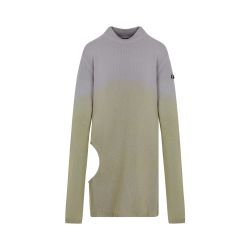 Moncler X Rick Owens Kaschmir Sweatshirt Mit Cut-out - Grau von Moncler X Rick Owens