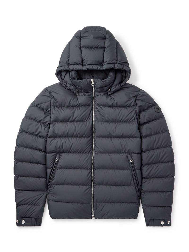 Moncler - Arneb Logo-Appliquéd Quilted Shell Hooded Down Jacket - Men - Black - 4 von Moncler
