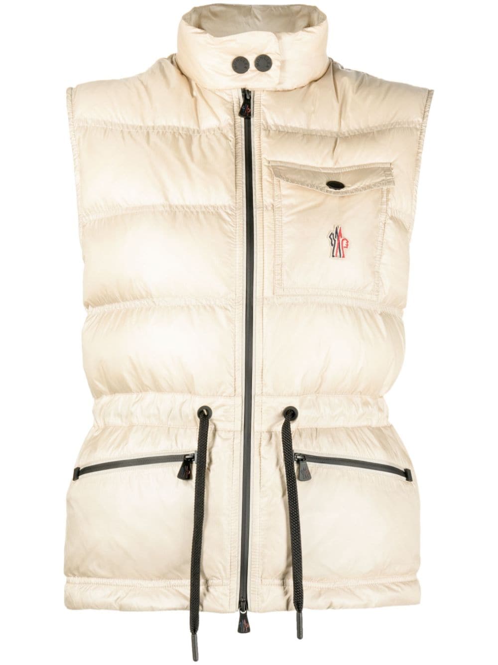 Moncler Grenoble Gesteppte Daunenweste - Nude von Moncler Grenoble