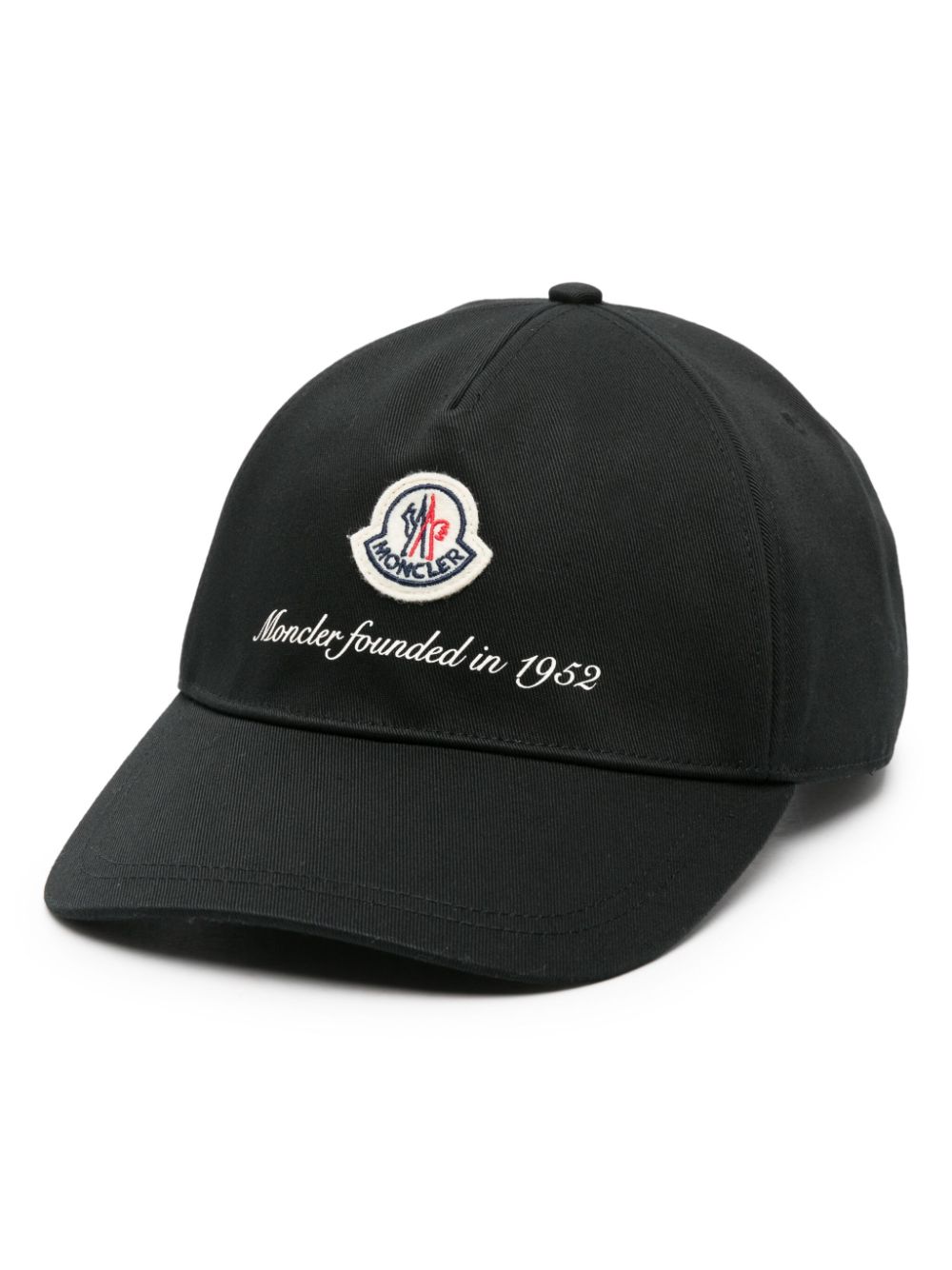 Moncler Baseballkappe mit Logo-Patch - Schwarz von Moncler