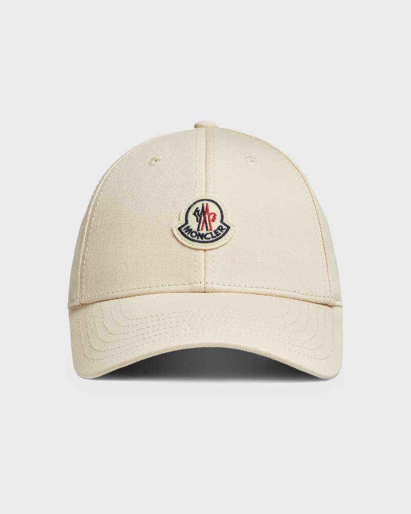 Moncler Cap Gabardine Baseball Cream von Moncler