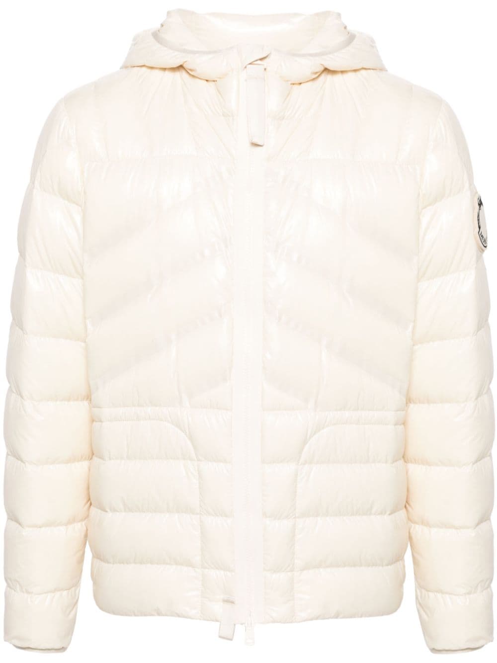 Moncler Chiwen Daunenjacke mit Kapuze - Nude von Moncler