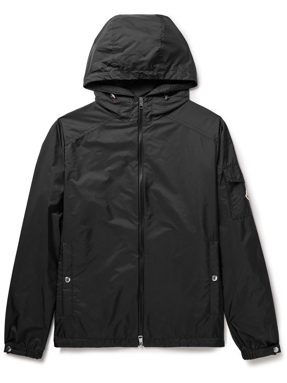 Moncler - Etiache Logo-Appliqued Shell Hooded Jacket - Men - Black - 6 von Moncler