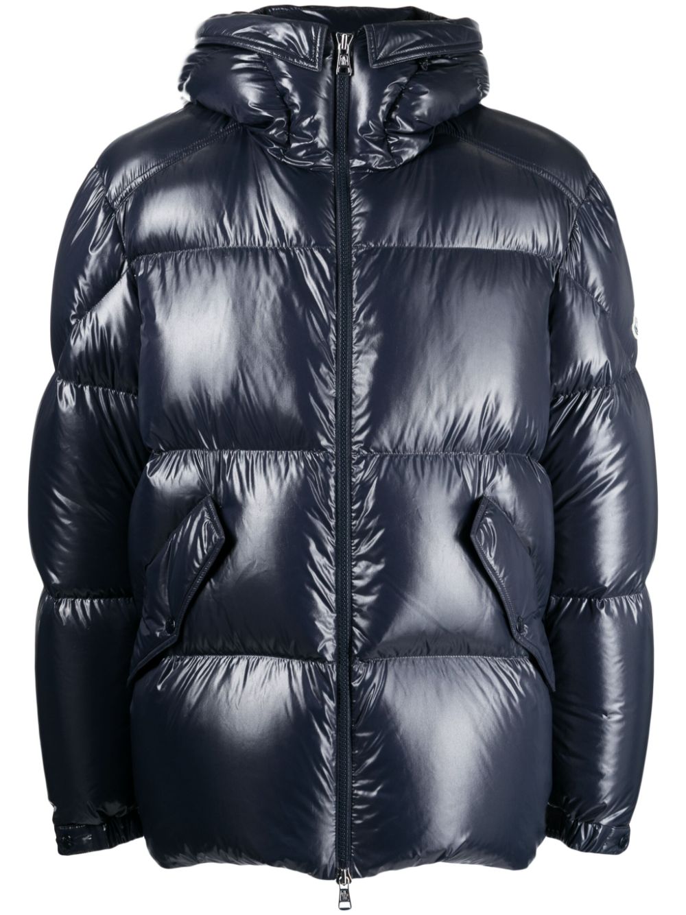 Moncler Gefütterte Kapuzenjacke - Blau von Moncler