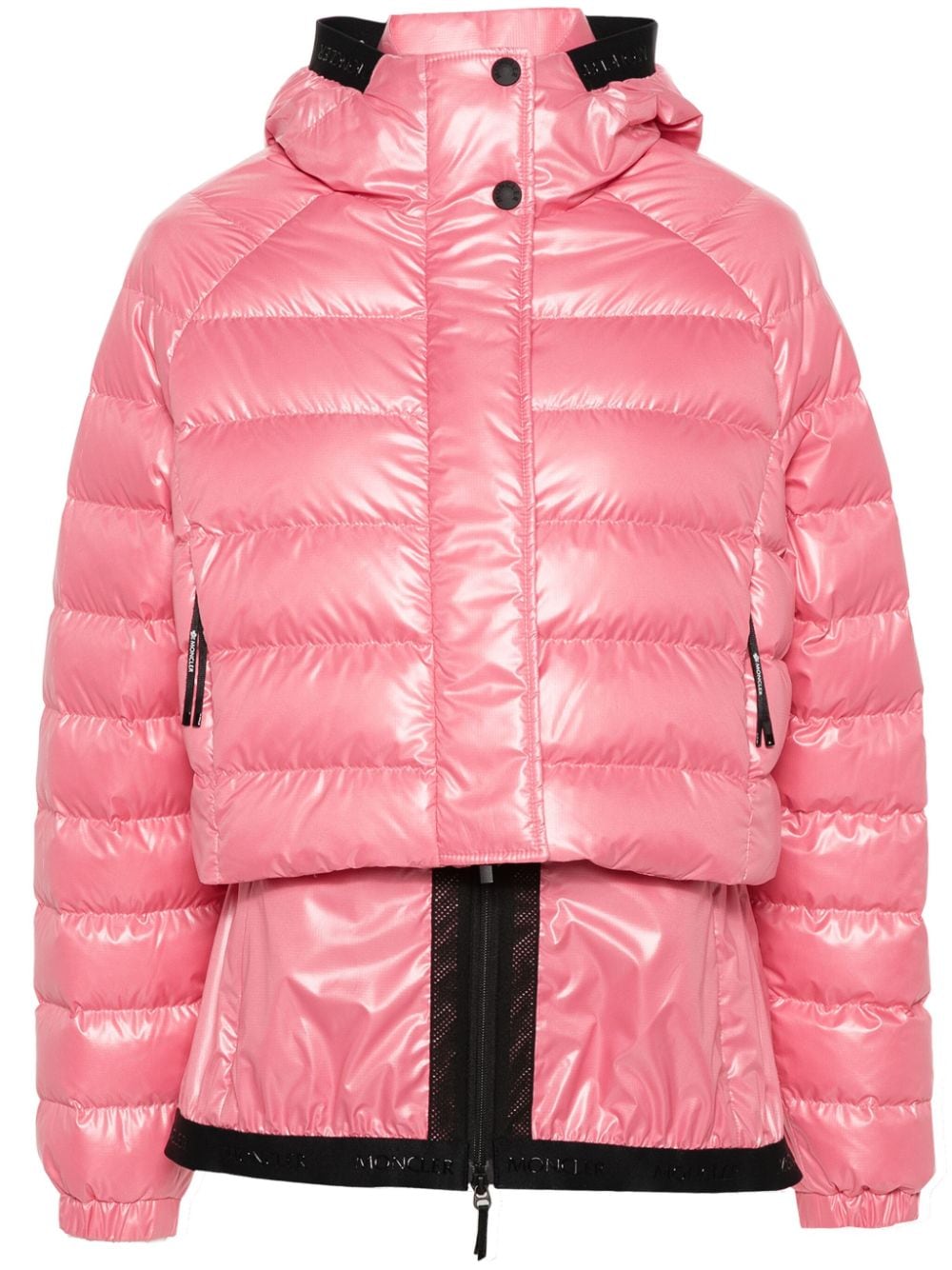 Moncler Gesteppte Jacke - Rosa von Moncler