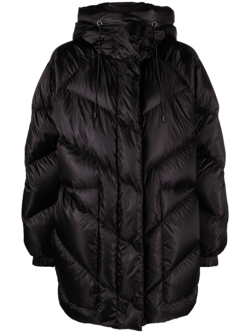 Moncler Gesteppter Mantel - Schwarz von Moncler