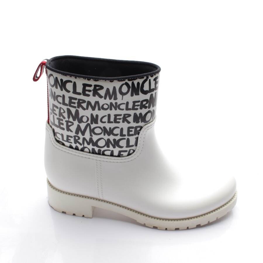 Moncler Gummistiefel EUR 41 Weiß von Moncler