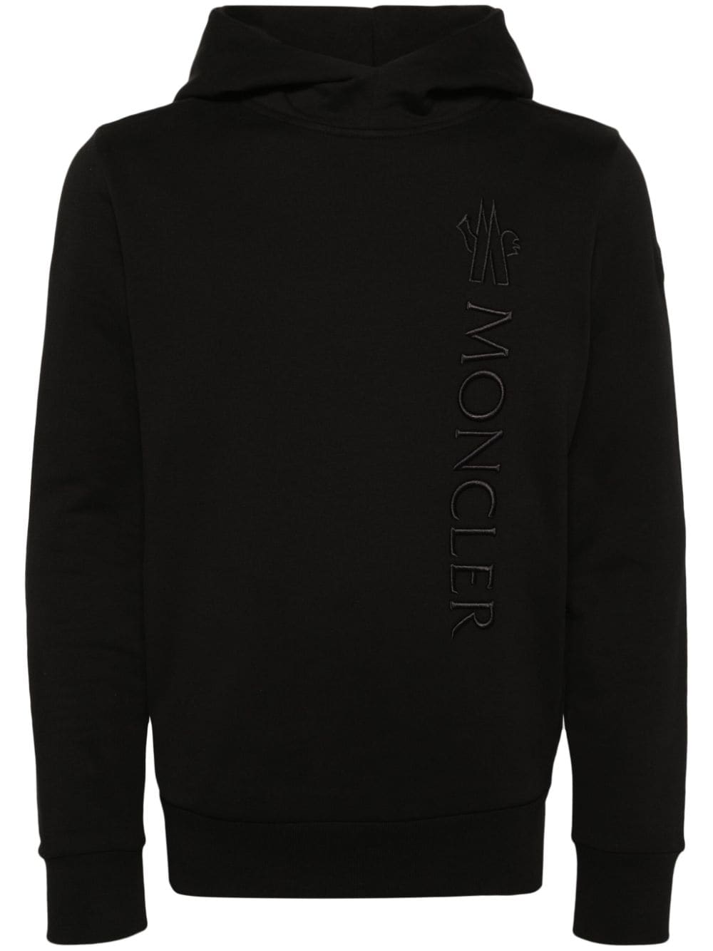 Moncler Hoodie mit Logo-Stickerei - Schwarz von Moncler