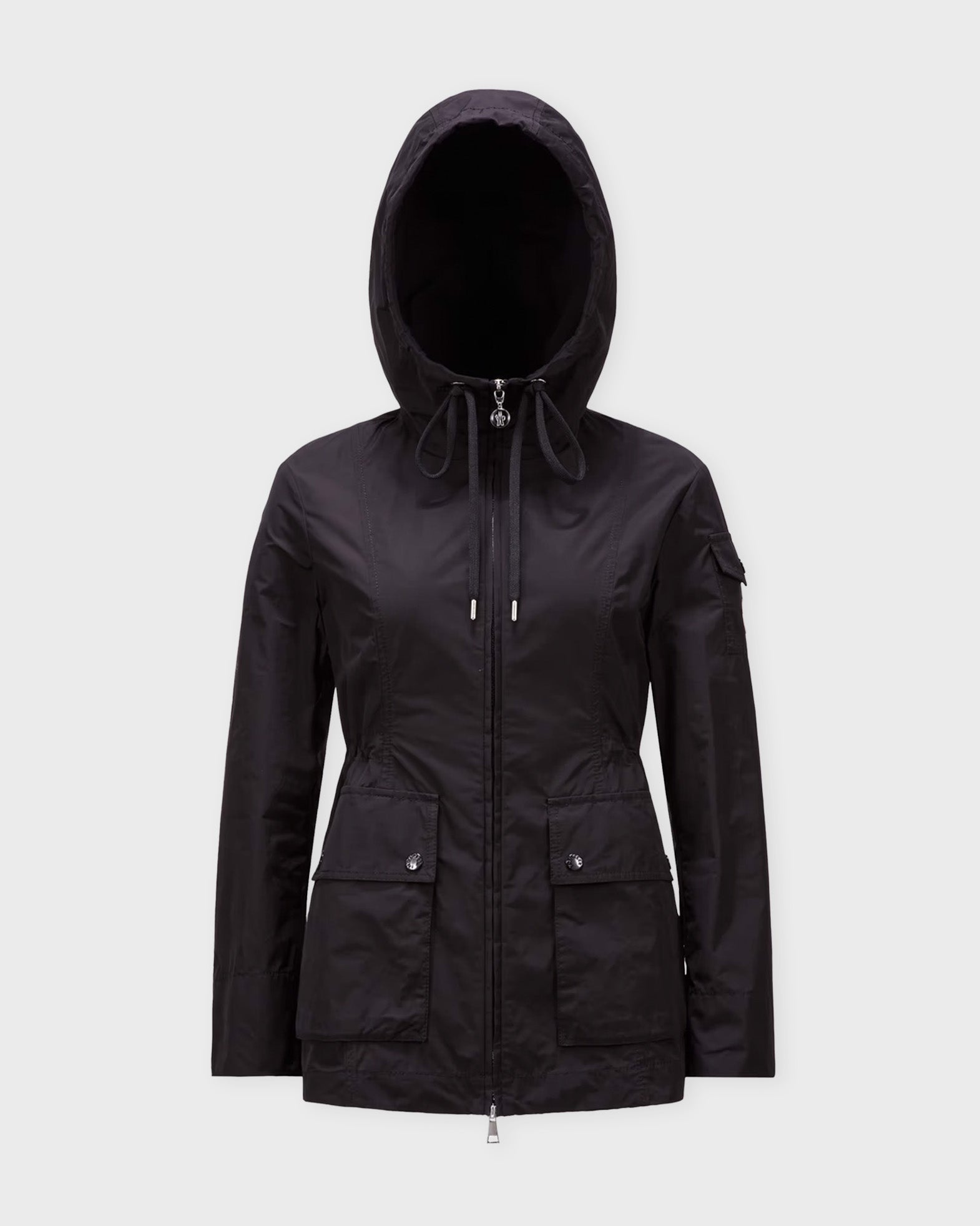 Moncler Jacket Leandro Hooded Parka Black von Moncler