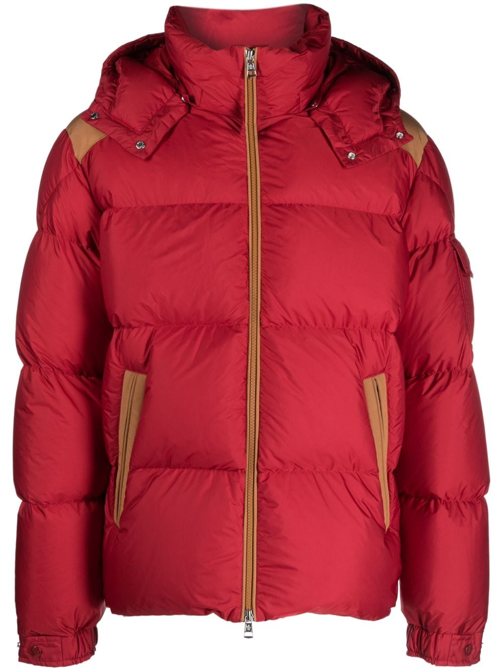 Moncler Gefütterte Kitinen Jacke - Rot von Moncler