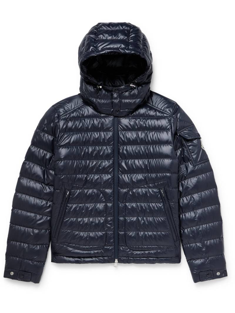 Moncler - Lauros Quilted Shell Hooded Down Jacket - Men - Blue - 5 von Moncler