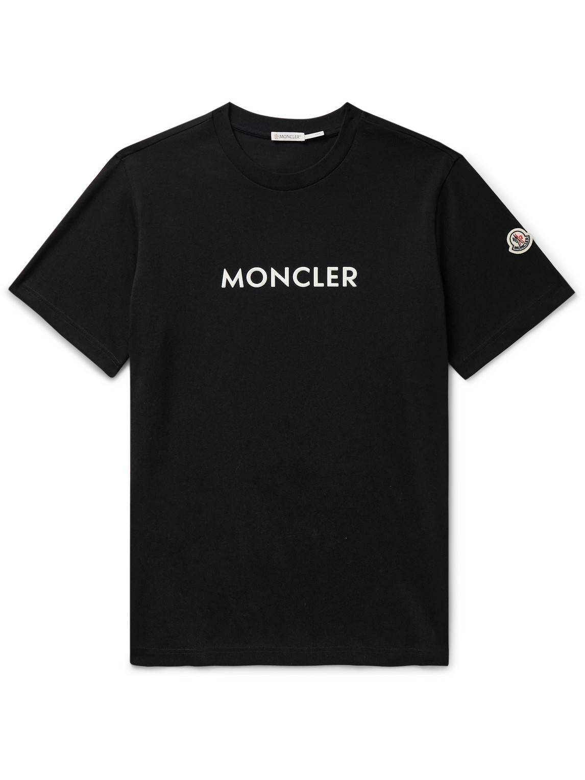 Moncler - Logo-Appliquéd Cotton-Jersey T-Shirt - Men - Black - XL Moncler - Logo-Appliquéd Cotton-Jersey T-Shirt - Men - Black - XL von Moncler