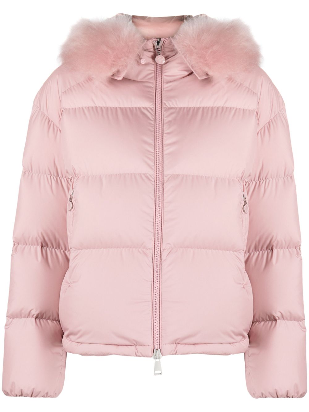 Moncler Mino Daunenjacke mit Kapuze - Rosa von Moncler